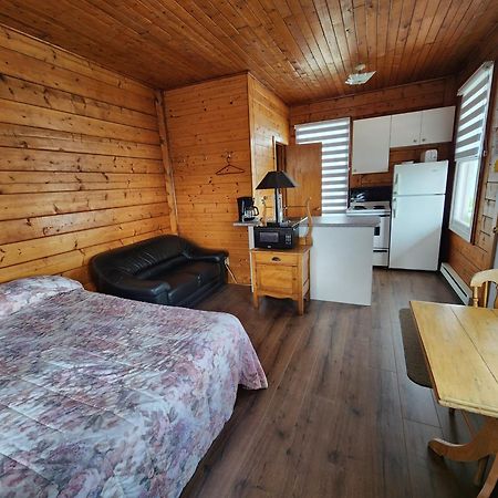 Motel Et Chalets Bo-Fleuve Evangeline 세인트시몬 외부 사진